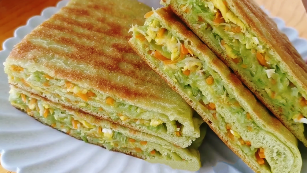 【黃瓜面餡餅】做法步驟圖 營養更豐富 挑食的孩子也愛吃-起舞食譜網