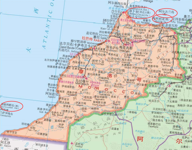 摩洛哥人口和面积，摩洛哥人口总数（家门口岛屿都成邻国领土）