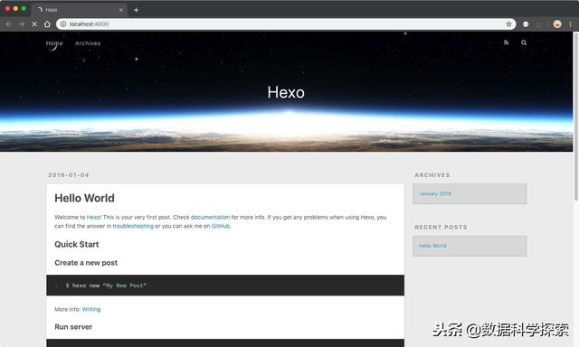 如何创建博客网站（十分钟创建属于自己的免费个人博客）