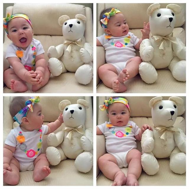 旧衣服怎样巧妙处理或利用，旧衣服怎么合理利用（妈妈把孩子的旧衣服变成了小熊玩偶）