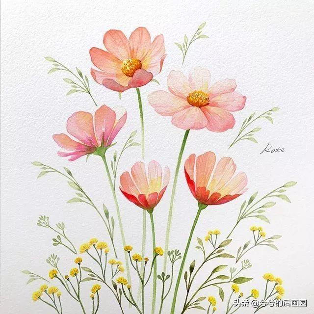 简单的花怎么画，玫瑰花画法（3个简单步骤教你画出一朵小花花）