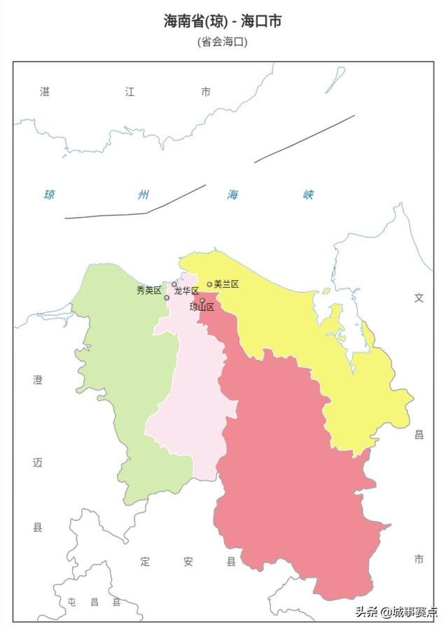 海南有多少个市县，海南省有哪些县市区（海南省行政区划）