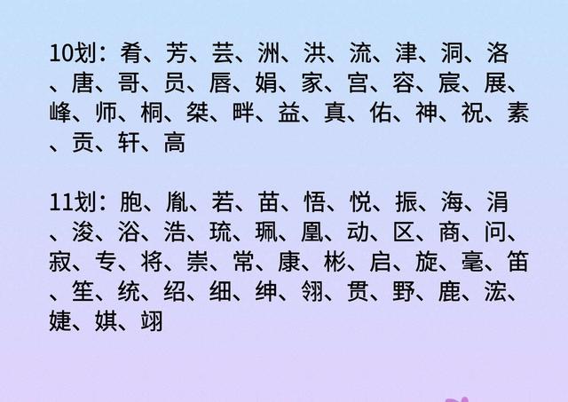 适合取名的6笔汉字，精选500个起名吉祥字