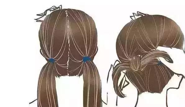 取代发箍的美丽盘发，简易盘头发的方法图解（无需发饰修饰一样很吸睛）