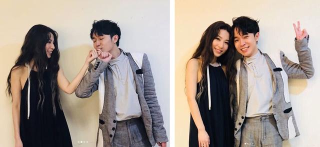 吴青峰被起诉后爬山散心，发文有美女暖心相陪，竟是女神田馥甄