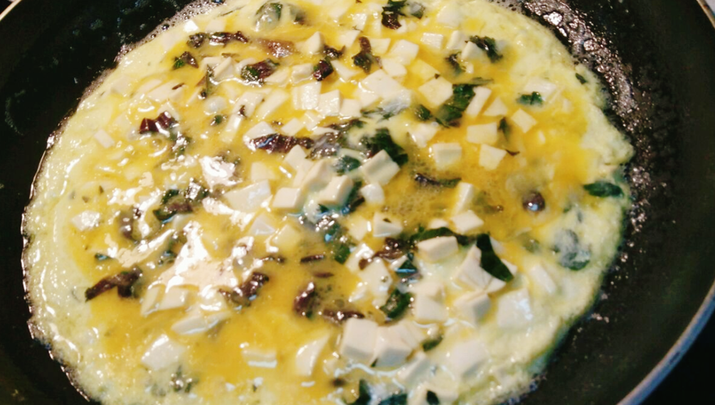 图片[5]-【紫苏豆腐鸡蛋饼】做法步骤图 鲜香味美又营养-起舞食谱网