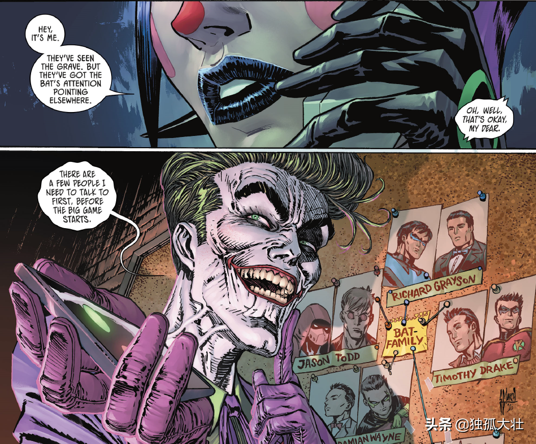 小丑和蝙蝠侠迎来决战,这次罗宾们要团灭了