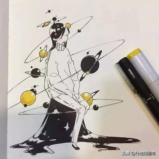 葡萄/超级好看的插画～插画师:ikedda,葡萄插画设计(ike在笔记本里画