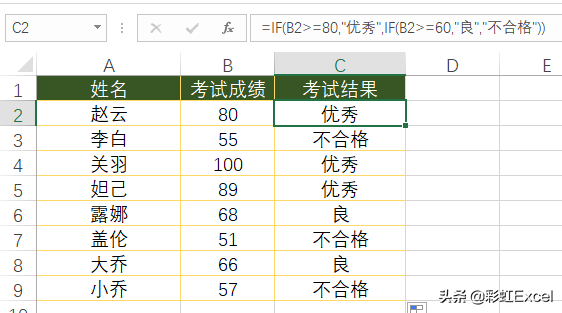 if是什么意思，ifs是什么意思（Excel中最常用的逻辑函数IF用法介绍）