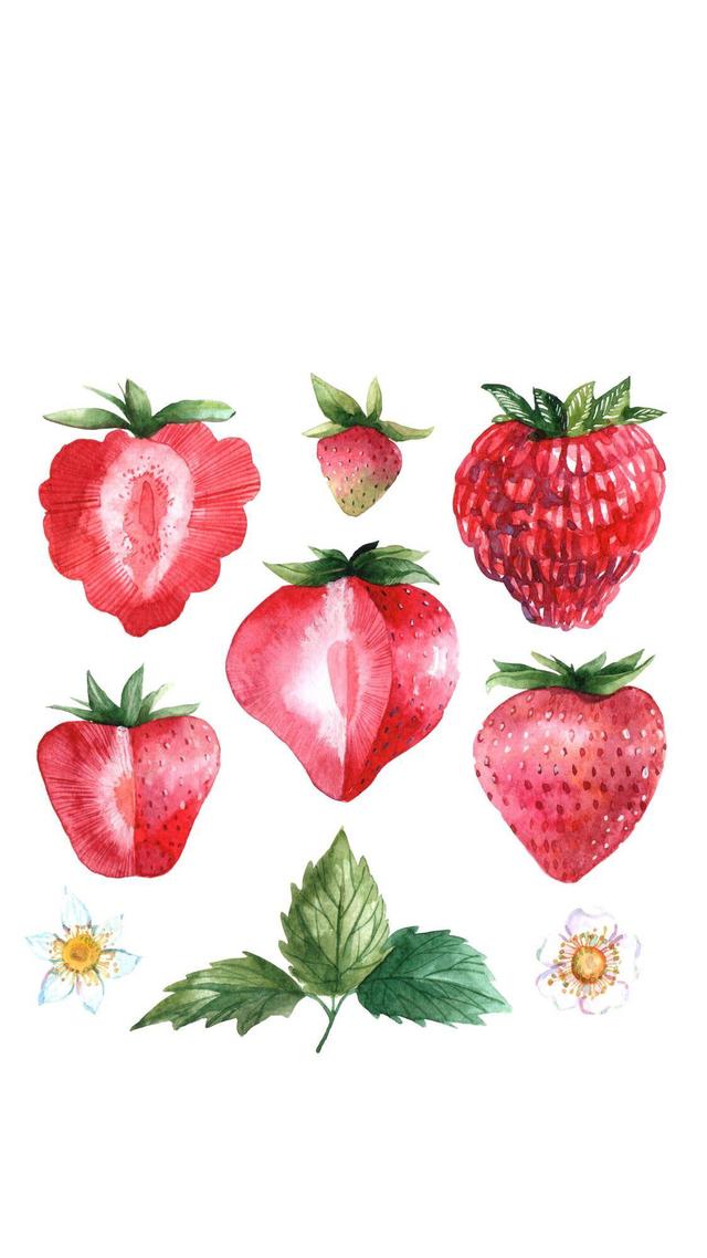 好看可爱的草莓背景图 草莓yyds，草莓背景图 可爱（甜美系列草莓壁纸）