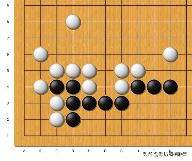 围棋三十六种杀法，围棋的基本杀法——虎口逃生杀法（8种\