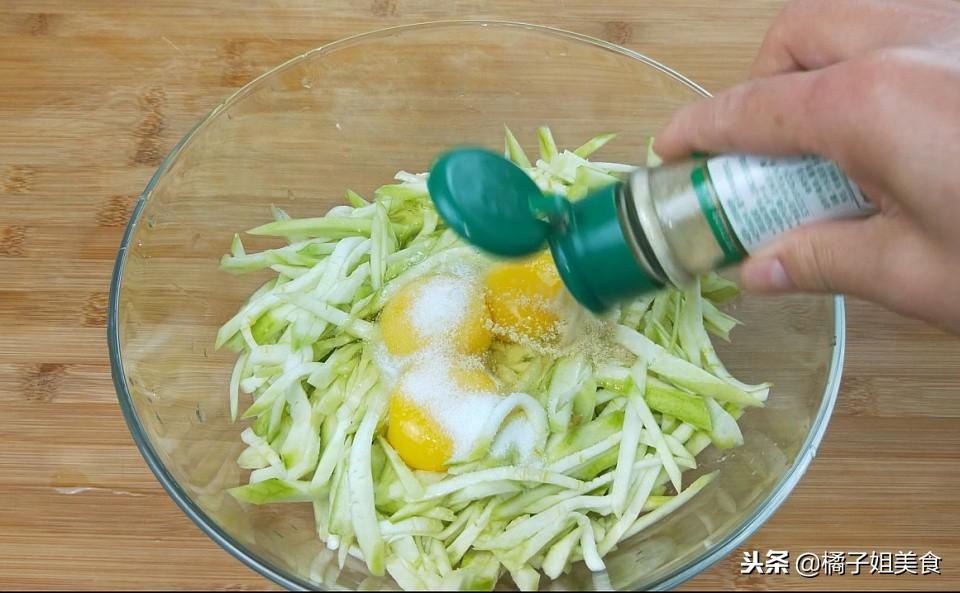 图片[6]-【丝瓜饼】做法步骤图 营养美味 做法详细讲解-起舞食谱网