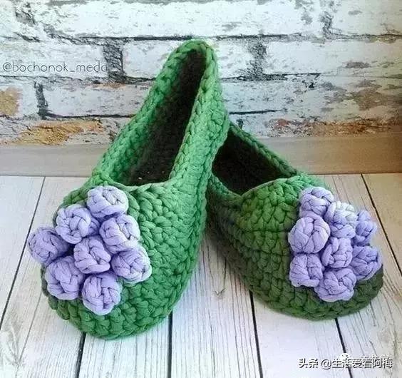 新手勾鞋子一步一步教，鞋子的钩法详解简单几步教会你（是时候为家人钩织地板拖了）