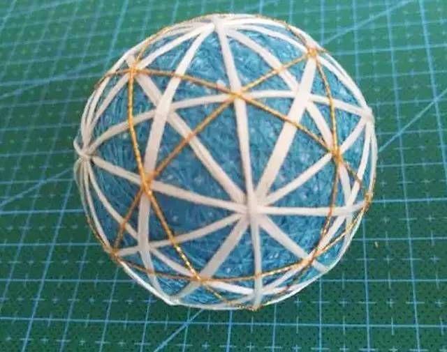 简单圆球结编法，手绳收尾球（带你入门手鞠球的第一课）