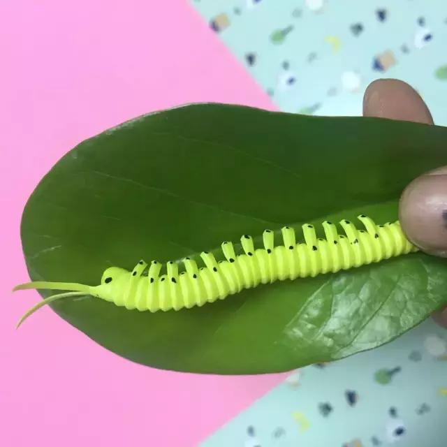 毛毛虫手工制作，橡皮泥手工毛毛虫的做法（10款最简单的毛毛虫手工制作教程）