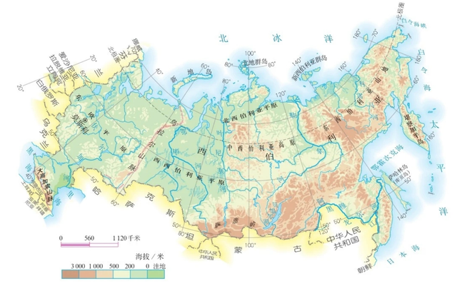 俄罗斯地形特征俄罗斯地形特征，俄罗斯地形的特点（填图记忆与测试——俄罗斯）