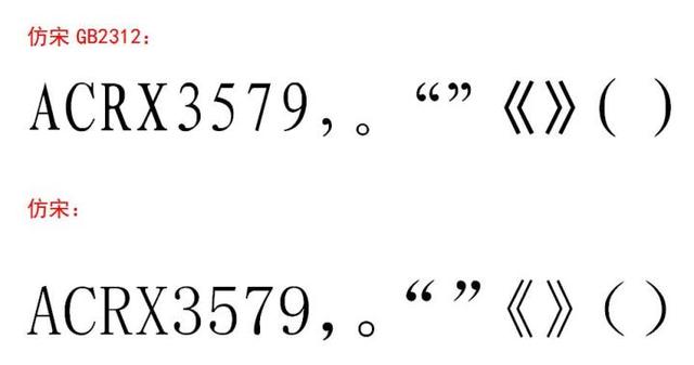 仿宋gb2312与仿宋区别，仿宋_gb2312（公文一定要用仿宋GB2312字体吗）