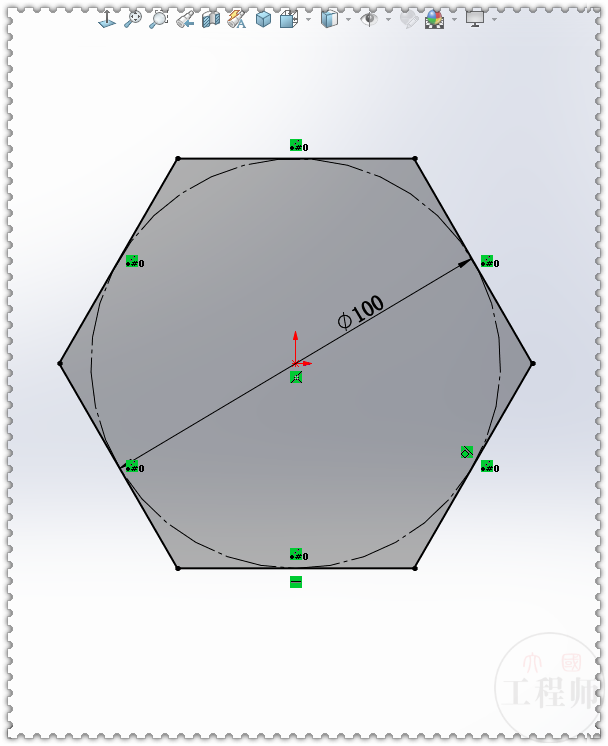 正六边形怎么画，如何画出正六边形（用SolidWorks画一个六边形多面体）