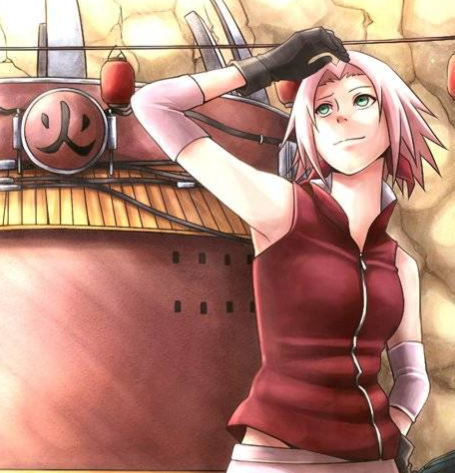 在七班进行任务的火影时候,小樱曾经被一个盗贼忍者团给抓到了,忍者人