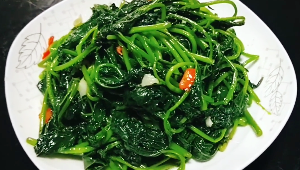 圖片[5]-【炒紅薯葉】做法步驟圖 教你一招 出鍋又青又脆一盤不夠吃-起舞食譜網
