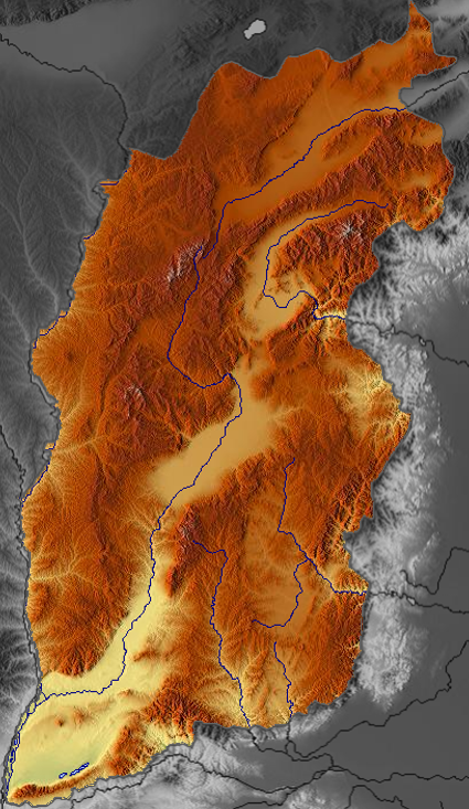黑龙江地图山脉图片