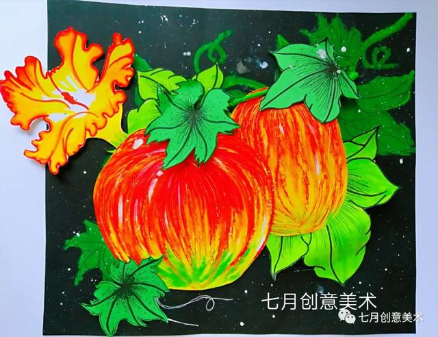 怎样画南瓜呢，请问南瓜怎么画（南瓜）