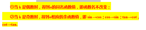 三角函数诱导公式大全表格，三角函数公式表（三角函数诱导公式）