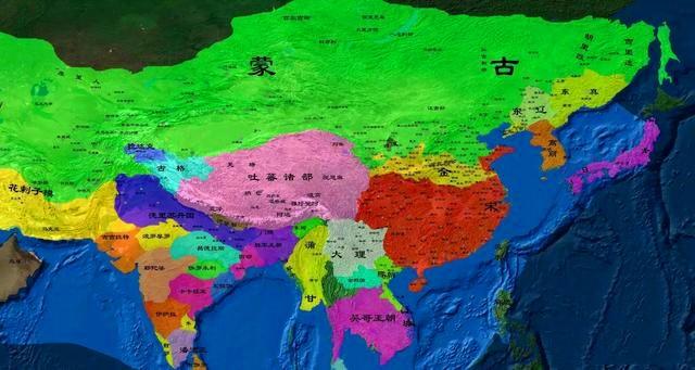 成吉思汗打的天下地图，成吉思汗打的天下地图有多大（成吉思汗打下的领土都包含了现代哪些国家）