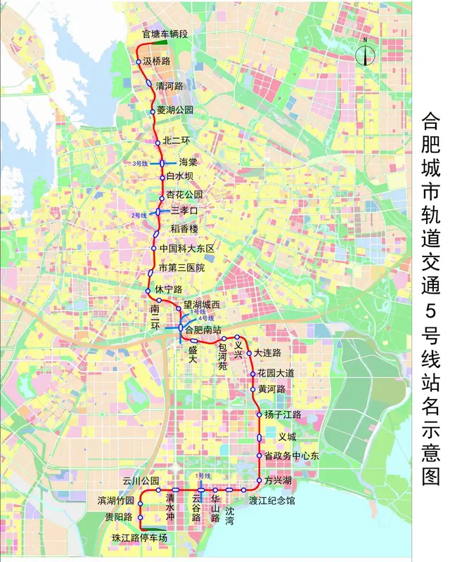 合肥有几条地铁，合肥未来有几条地铁线（合肥市4条地铁线路、站点首次公示）