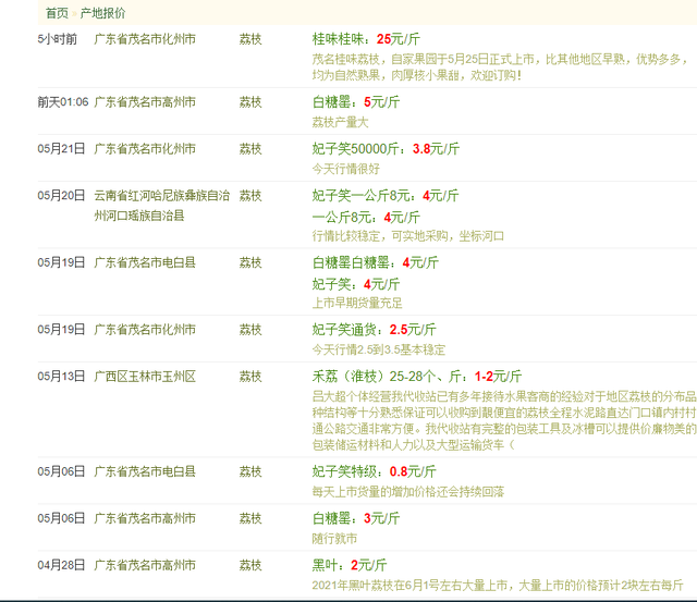 白蜡荔枝和白糖罂的区别，白糖罂荔枝怎么样（白糖罂好吃还是妃子笑好吃）