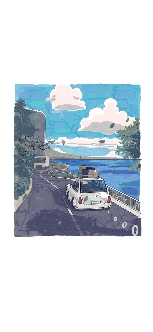 高清动漫手机壁纸，高清动漫手机壁纸男（一组简约动漫锁屏壁纸图片）