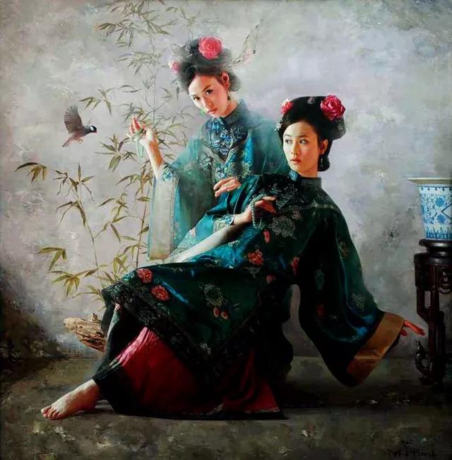 著名油画家,中国当代十大油画家(谁说不能用油画来画中国传统女子) 著名油画家,中国当代十大油画家(谁说不能用油画来画中国传统女子)
