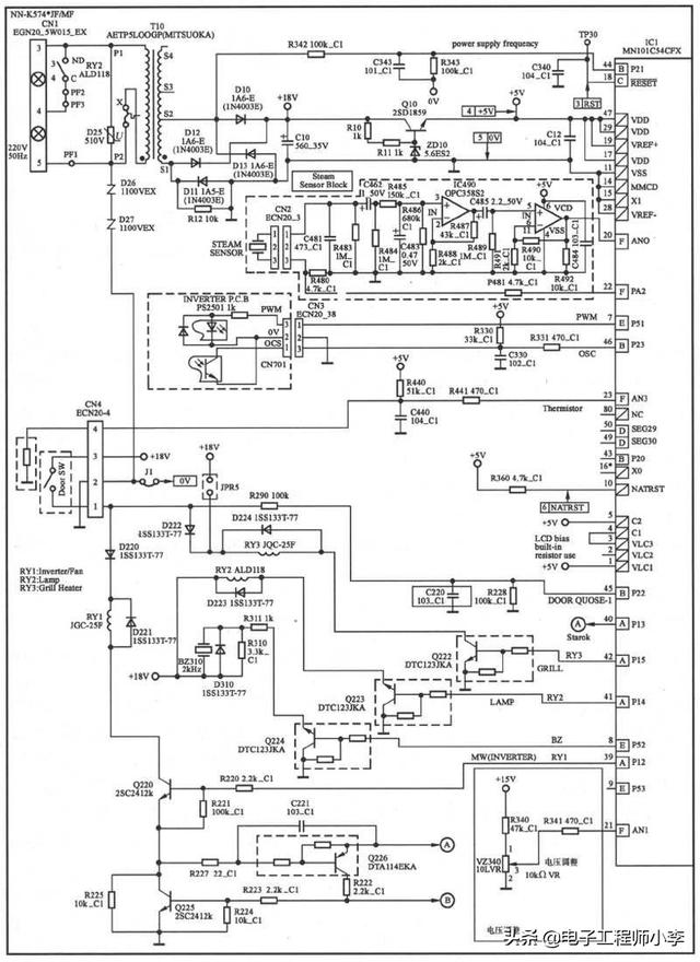 微波炉怎么打开，微波炉的故障分析与检修方法