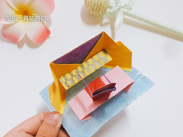 如何用折纸折钢琴，钢琴的折纸教程（《儿童折纸图解》——钢琴）