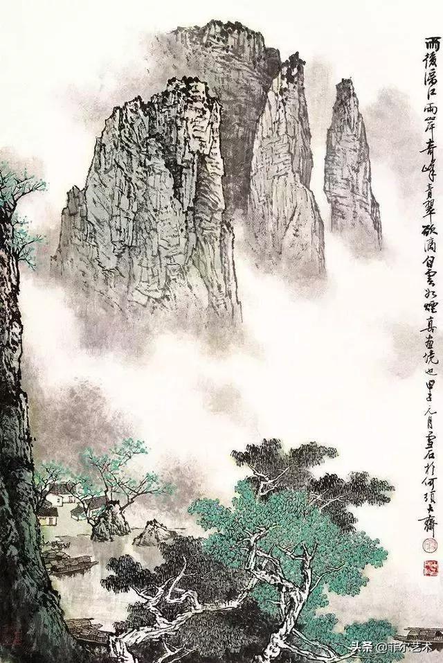 4,白雪石的灕江山水