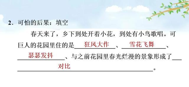 硕大无朋的硕是什么意思，硕大无朋什么意思啊（部编语文四年级下第26课《巨人的花园》知识点+图文讲解+课堂测试）