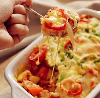 图片[8]-【番茄鸡肉焗饭】做法步骤图 这样做更浓香 促进小孩骨骼发育-起舞食谱网