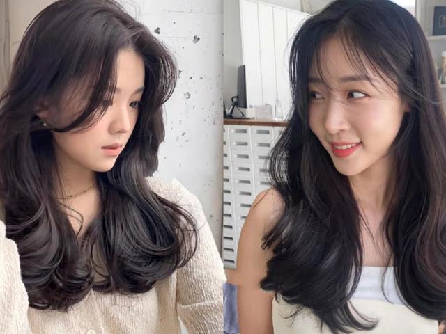 好看又自然的中长卷发，这种烫法才是真正的免打理