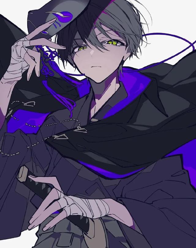 画师:望月けい，微信头像，画师:望月けい（这种线条硬朗独特画面美感）