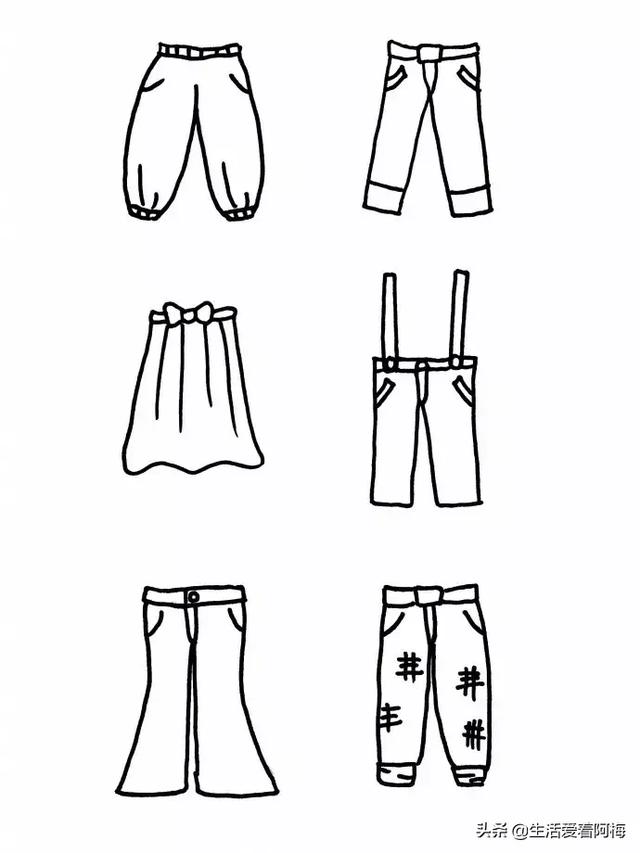 画衣服的简笔画，画简笔画：衣服（服装篇简笔画教程）