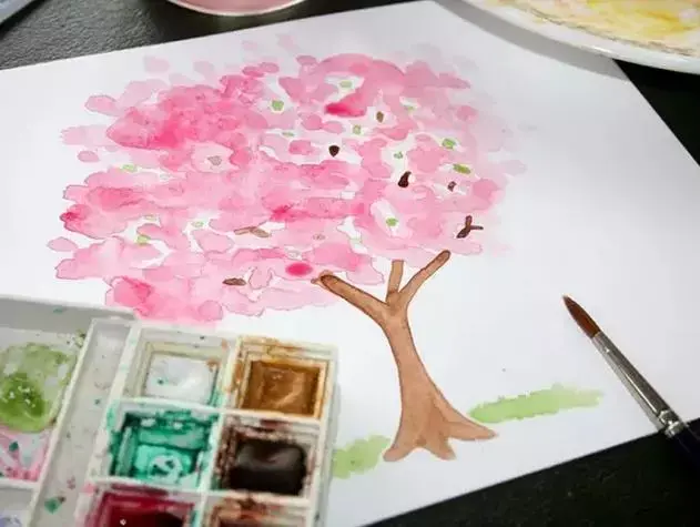 简单画樱花画法，樱花那么美，你想画吗