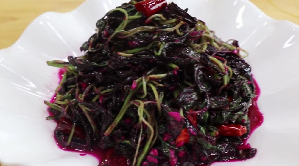 【香辣紅漢菜】做法步驟圖 營養鮮嫩又下飯 給肉都不換-起舞食譜網