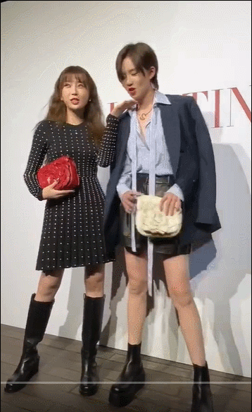 火箭少女101吴宣仪图片   只为你打call，火箭少女101吴宣仪是什么担当（虞书欣在后台偶遇吴宣仪）