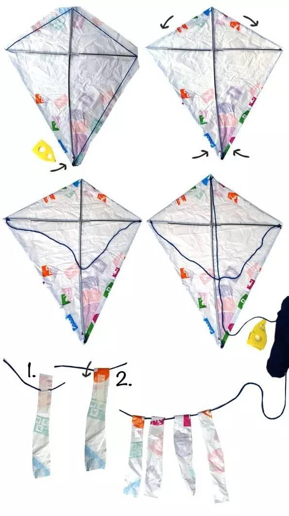 风筝的制作方法，简单风筝的制作方法和步骤图（带孩子做一个属于自己的创意风筝）