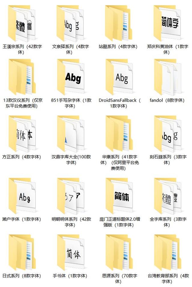 方正字体免费下载方法及使用，413款免费可商用字体