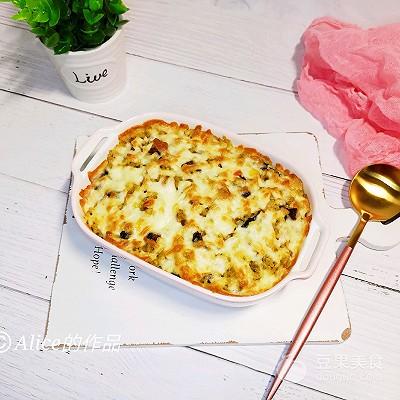 怎么做咖喱焗饭，咖喱贡丸芝士焗饭