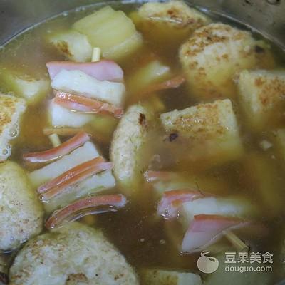 关东煮汤料配方，关东煮汤料配方和做法（一根白萝卜关东煮）