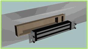 磁力锁安装示意图，门禁电磁锁安装线路图（<磁力锁>的标准安装方法）