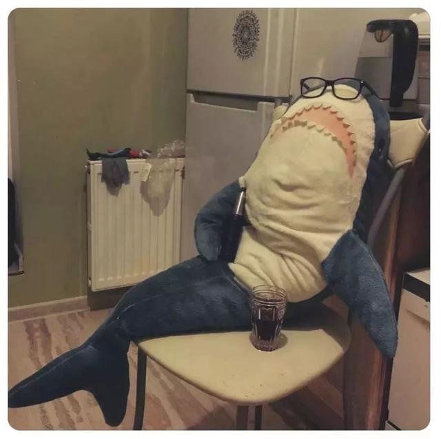 小鲨鱼表情包，微信头像，小鲨鱼表情包（这只丧萌鲨鱼就是我本人吧）