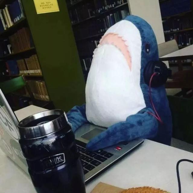 小鲨鱼表情包，微信头像，小鲨鱼表情包（这只丧萌鲨鱼就是我本人吧）